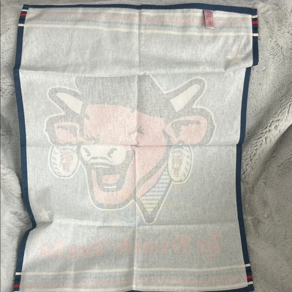 Navy & Red Decorative Kitchen Towel
